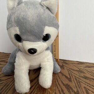 BMI Merchandise‎ Husky Dog Plush Collector Puppy Blue Eyes Sparkle